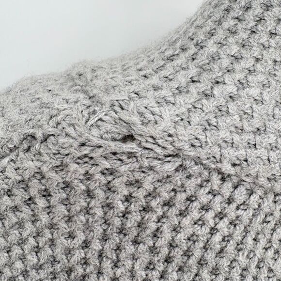 Anthropologie Moth Blakely Gray Floral One Button Knit Cardigan, Sz XS, Boho - Picture 12 of 12